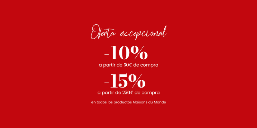 ¡Hasta -15% en tus compras! No te pierdas esta oferta