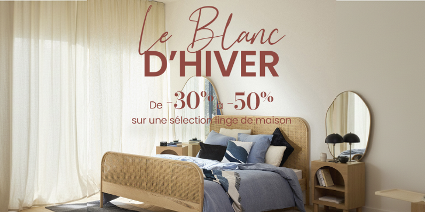 Le Grand Blanc : jusqu'à -50% sur le linge de maison !
