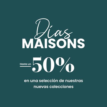¡Hasta -50% en nuestras nuevas colecciones!