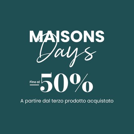 Fino a -50% sulle nostre nuove collezioni!