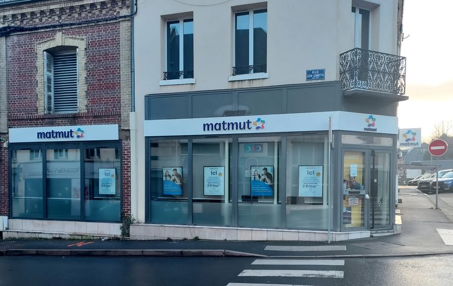 Devanture agence Matmut Montivilliers 2 Rue Léon Gambetta