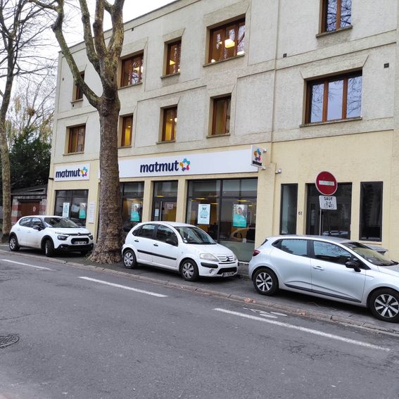 Devanture agence Matmut Aulnay-sous-Bois 61 Avenue Anatole France