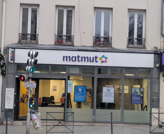 Devanture agence Matmut Les Lilas 121 Rue de Paris