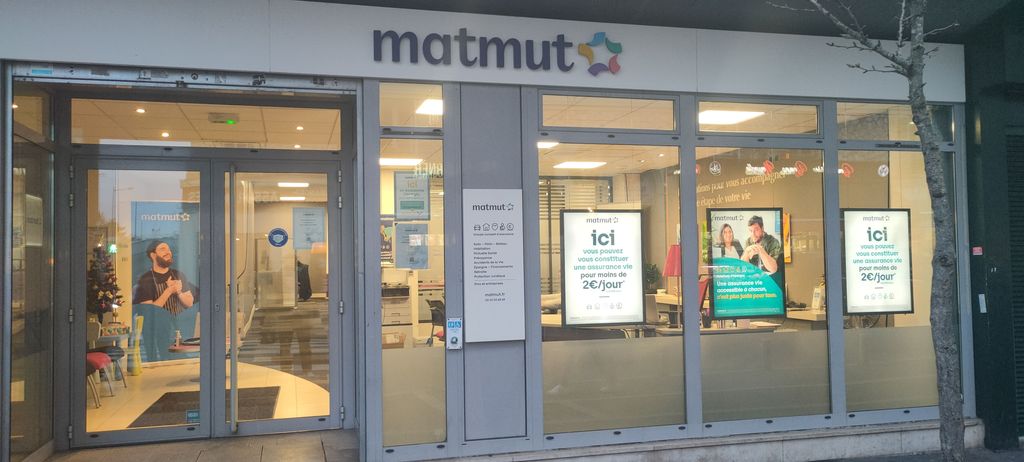 Devanture agence Matmut Choisy-le-Roi 4 Avenue Anatole France