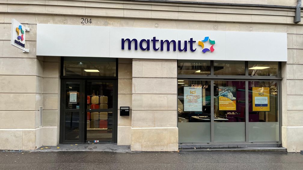 Devanture agence Matmut Paris 204 Rue de La Convention