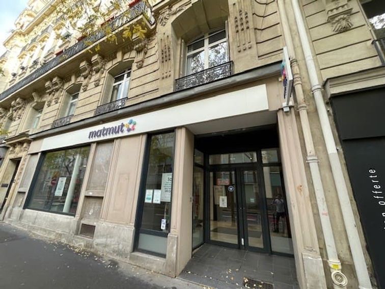 Devanture agence Matmut Paris 48 Rue d'Alésia