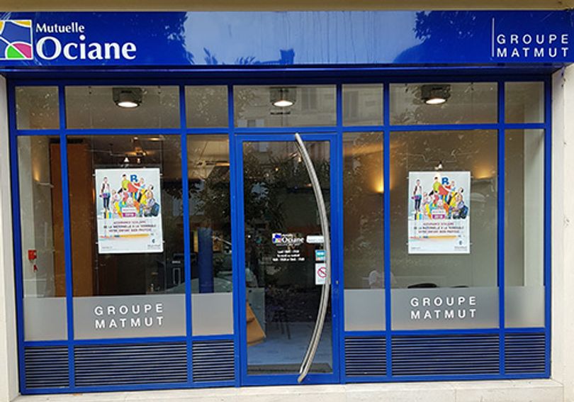 Devanture agence Matmut Langon 61 Rue Maubec