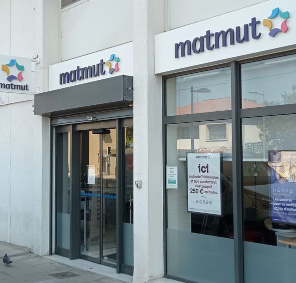 Devanture agence Matmut Montpellier 121 Avenue de Lodeve