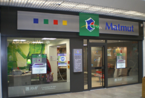 Devanture agence Matmut Le Havre Centre Commercial Grand CAP