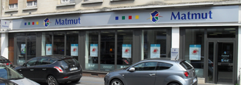 Devanture agence Matmut Louviers 22 Rue Maréchal Foch