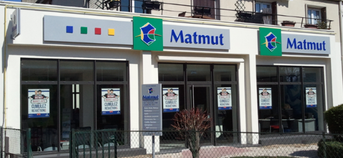 Devanture agence Matmut Vernon 2 Place de Paris
