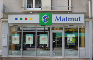 Devanture agence Matmut Saint-Lô 47 Rue Saint-Thomas