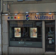 Devanture agence Matmut Concarneau 19 Avenue de la Gare