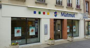 Devanture agence Matmut L'Aigle 36/38 Rue de Bec Ham