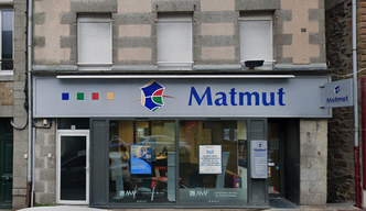 Devanture agence Matmut Granville 91 Rue Couraye