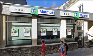 Devanture agence Matmut Angers 2 Rue de Létanduère