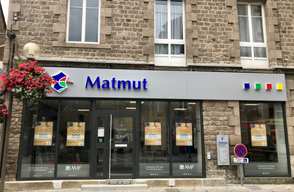 Devanture agence Matmut Dinan 31 Rue Carnot
