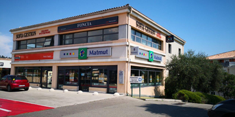 Devanture agence Matmut Grasse 57 Route de Cannes