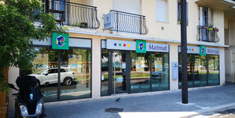 Devanture agence Matmut Nice 16 Boulevard René Cassin