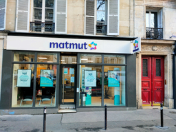 Devanture agence Matmut Paris 36 Boulevard Beaumarchais