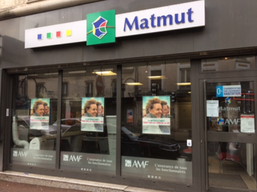 Devanture agence Matmut Noisy-Le-Sec 34 Rue Jean Jaurès