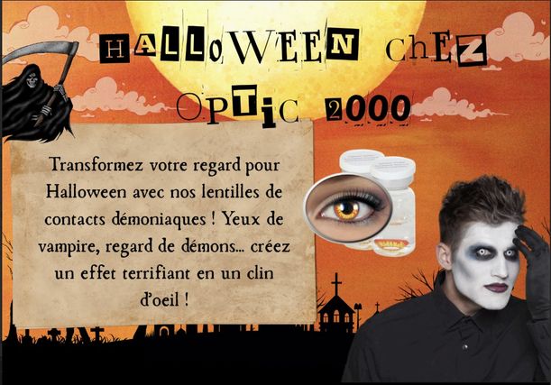 Lentilles halloween