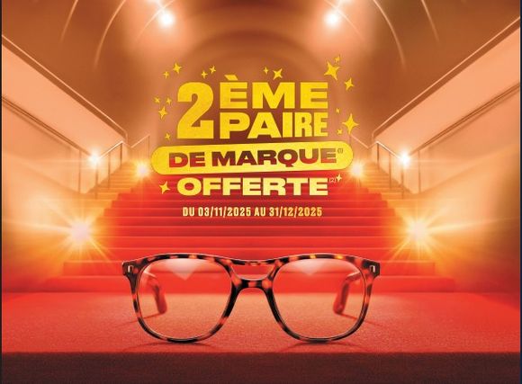 Opération 2ème paire offerte