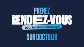 Prenez rendez-vous via Doctolib