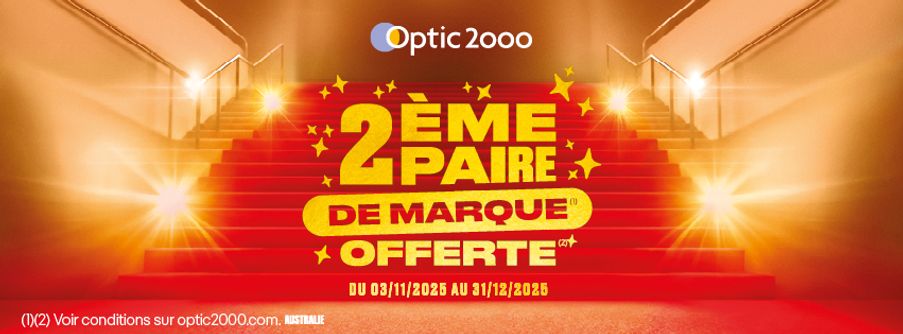 2ème paire de marque offerte