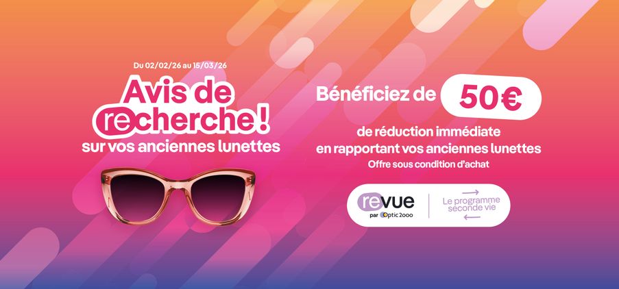 Avis de recherche sur vos anciennes lunettes