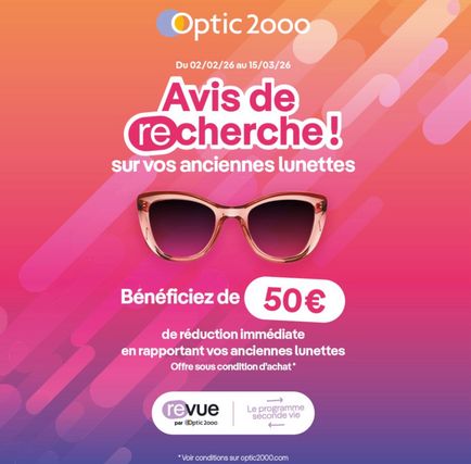 Avis de recherche chez Optic2000👀
