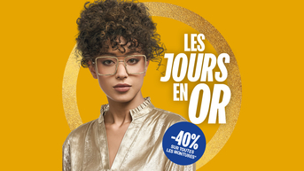 Les Jours en Or arrivent chez Optic 2000 Montbrison