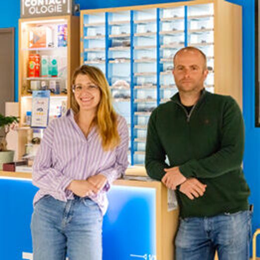 Maxime et Marion Volondat, vos Opticiens Atol à Limoges