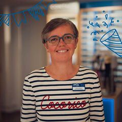 Mme Séverine Bergot, votre Opticien Atol à Ploudalmezeau