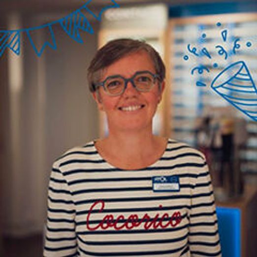 Mme Séverine Bergot, votre Opticien Atol à Ploudalmezeau