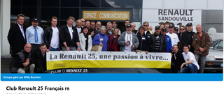 Logo Le Club Renault 25 Français.