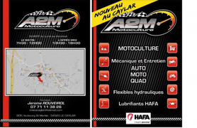 Logo A2M Motoculture / J. ROUVEIROL.