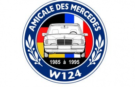 Logo AMICALES DES MERCEDES W124.