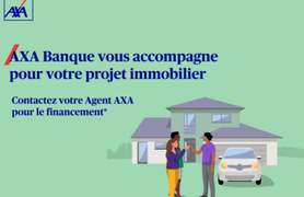 Logo Axa Banque à votre service.