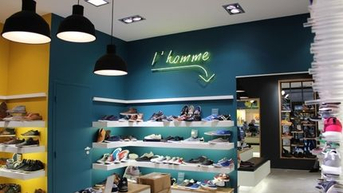 Magasin de chaussures à Saint-Malo