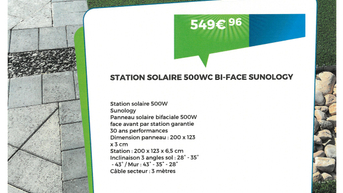 Station Solaire SUNOLOGY
