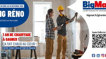BigRéno - Promos sur la réno et 1 an de chauffage à gagner