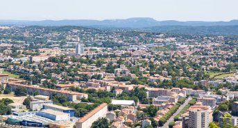 Photographie de la ville d'Alès