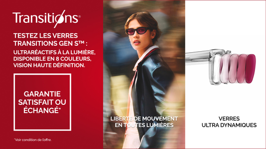Nouveaux verres intelligents Transitions® GEN S™