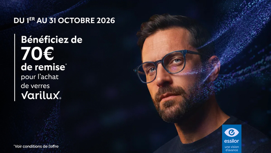  Bénéficiez de remise pour l'achat de verres Varilux