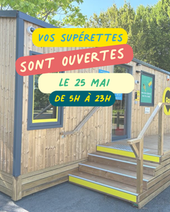 25 mai, on est ouvert ! 